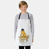 Octopus as Student with Diploma Schort (Gedragen)
