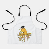 Octopus as Student with Diploma Schort (Voorkant)