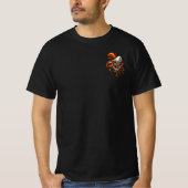 Octopus Attack Capture Skull Nautical T-shirt (Voorkant)