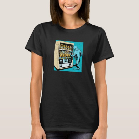 Octopus Automat Vending Machine Gatcha Cephalopode T-shirt (Voorkant)