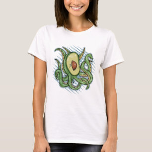 Octopus Avocado T-shirt