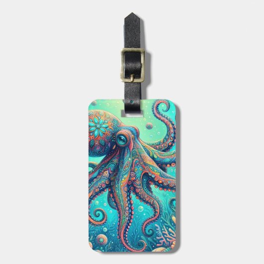 Octopus Bagage Label (Voorkant verticaal)