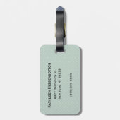 Octopus Bagagelabel (Achterkant verticaal)