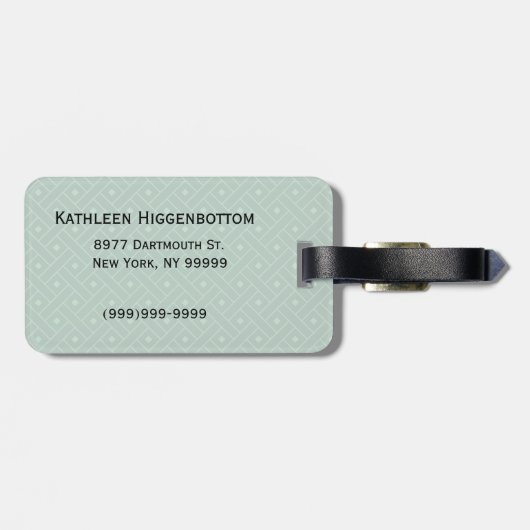 Octopus Bagagelabel (Achterkant horizontaal)