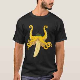 Octopus bananenschepsel fruit t-shirt