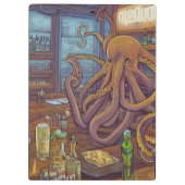 Octopus Bartender Klembord (Achterkant)