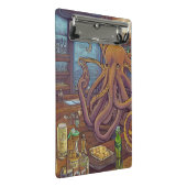 Octopus Bartender Mini Klembord (Schuin)
