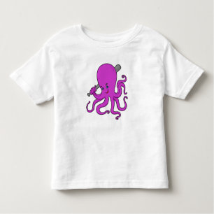Octopus Baseball Baseball Kinder Shirts
