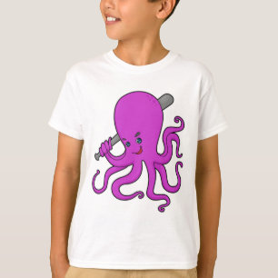 Octopus Baseball Baseball T-shirt