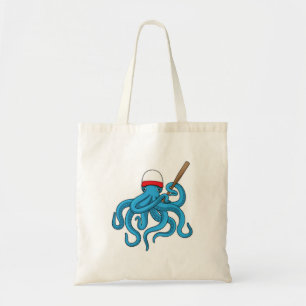 Octopus Baseball Baseball Tote Bag