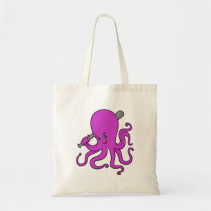 Octopus Baseball Baseball Tote Bag