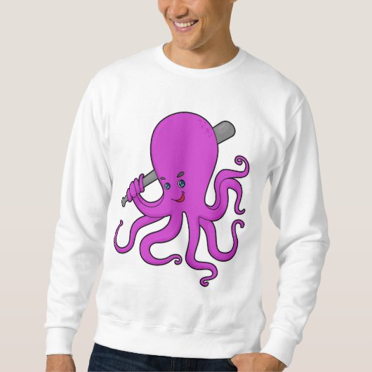 Octopus Baseball Baseball Trui (Voorkant)