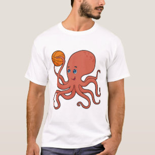 Octopus Basketball speler Basketball T-shirt