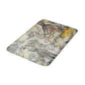 Octopus Beach Antiek kuststeampunk Badmat (Gekanteld)