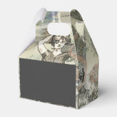 Octopus Beach Antiek kuststeampunk Bedankdoosjes (Achterkant)