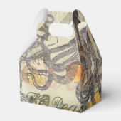 Octopus Beach Antiek kuststeampunk Bedankdoosjes (Voorkant Zijde)