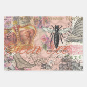 Octopus Beach Antiek kuststeampunk Inpakpapier Vel (Voorkant 3)