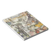 Octopus Beach Antiek kuststeampunk Notitieblok (Schuin)