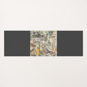 Octopus Beach Antiek kuststeampunk Yogamat (Achterkant (horizontaal))