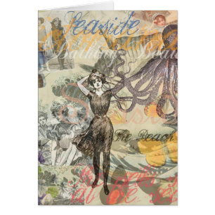 Octopus Beach Antique Côte Steampunk