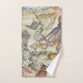 Octopus Beach Antique Côte Steampunk (Serviette à main)