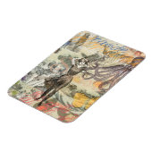 Octopus Beach Vacation Victoriaans Gothic Fun Magneet (Linkerzijde)