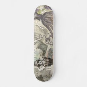 Octopus Beach Vacation Victoriaans Gothic Fun Skateboard