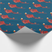 Octopus Beer Lover Cadeaupapier (Hoek)