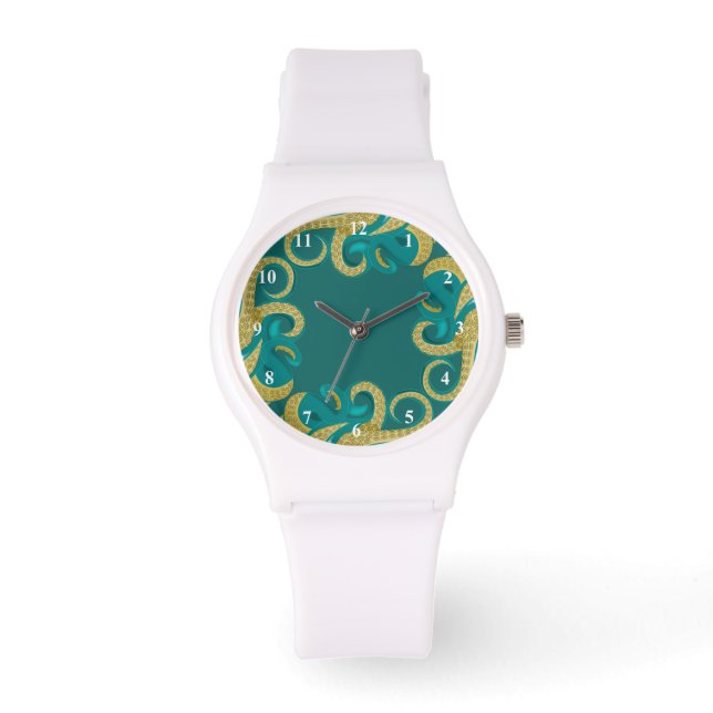 Octopus Bekijk modern design Horloge (Voorkant)
