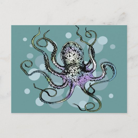 Octopus Briefkaart (Voorkant)