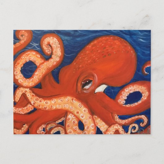 Octopus Briefkaart (Voorkant)
