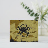 Octopus Briefkaart (Staand voorkant)