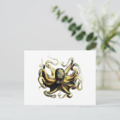 Octopus Briefkaart (Staand voorkant)