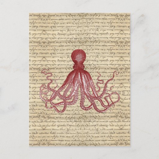 octopus briefkaart (Voorkant)