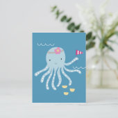 Octopus Briefkaart (Staand voorkant)