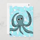 Octopus Briefkaart (Voorkant / Achterkant)