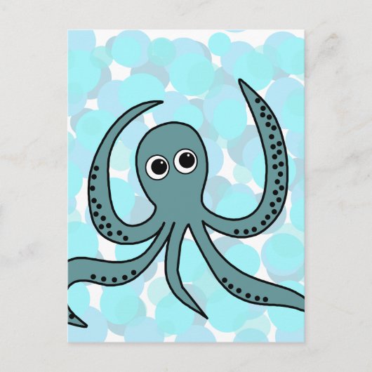 Octopus Briefkaart (Voorkant)