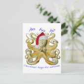 Octopus Briefkaart (Staand voorkant)