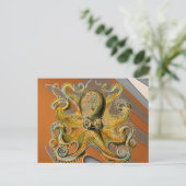 Octopus Briefkaart (Staand voorkant)