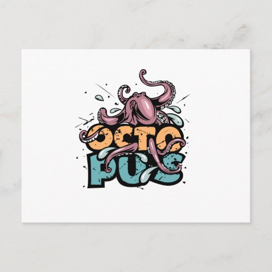 Octopus Briefkaart (Voorkant)