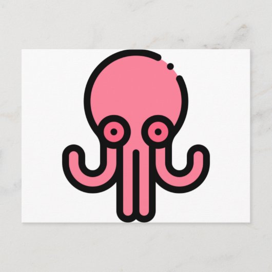 Octopus Briefkaart (Voorkant)