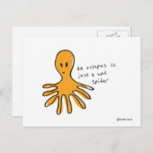 octopus briefkaart (Voorkant / Achterkant)