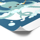 Octopus Bubble Bath Poster Print (Hoek)
