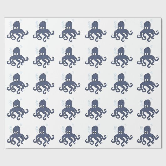 Octopus Cadeaupapier (Vlak)