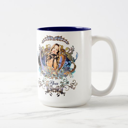 Octopus - Café, Mug de thé, Coupe (Droit)