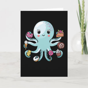 Octopus Cake Squid Kaart