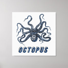 Octopus Canvas Afdruk