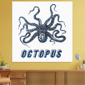 Octopus Canvas Afdruk (Insitu (Woonkamer))