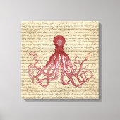  octopus canvas afdruk (Voorkant)