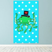 Octopus Canvas Afdruk (Insitu (Houten vloer))